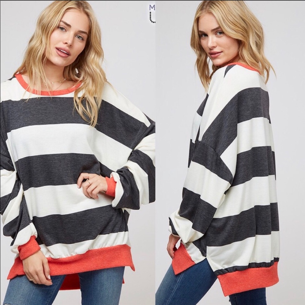 Oversized Long Sleeved Top - Picture 5 of 5